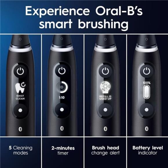 Oral-B iO Series 6 Rechargeable Electric Toothbrush with Visible Pressure - Picture 5 of 7